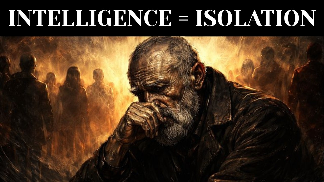 Why Intelligent People Scare Society | Schopenhauer Philosophy, Intelligence and Society