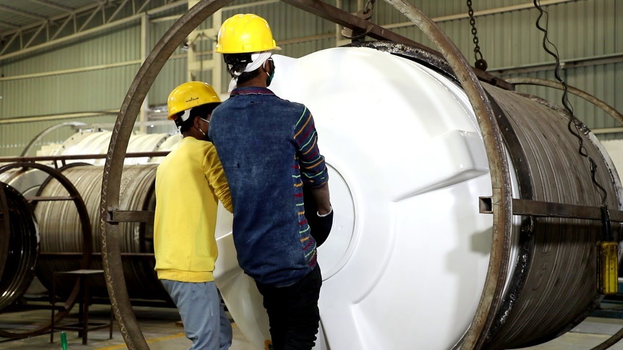 How Plastic Water Tank is Made in the Factory 🔥