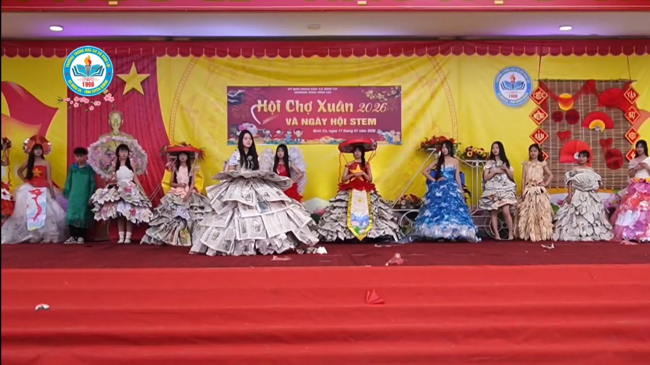 TRÌNH DIỄN TRANG PHỤC TÁI CHẾ (18 CHI ĐỘI) 💐💃