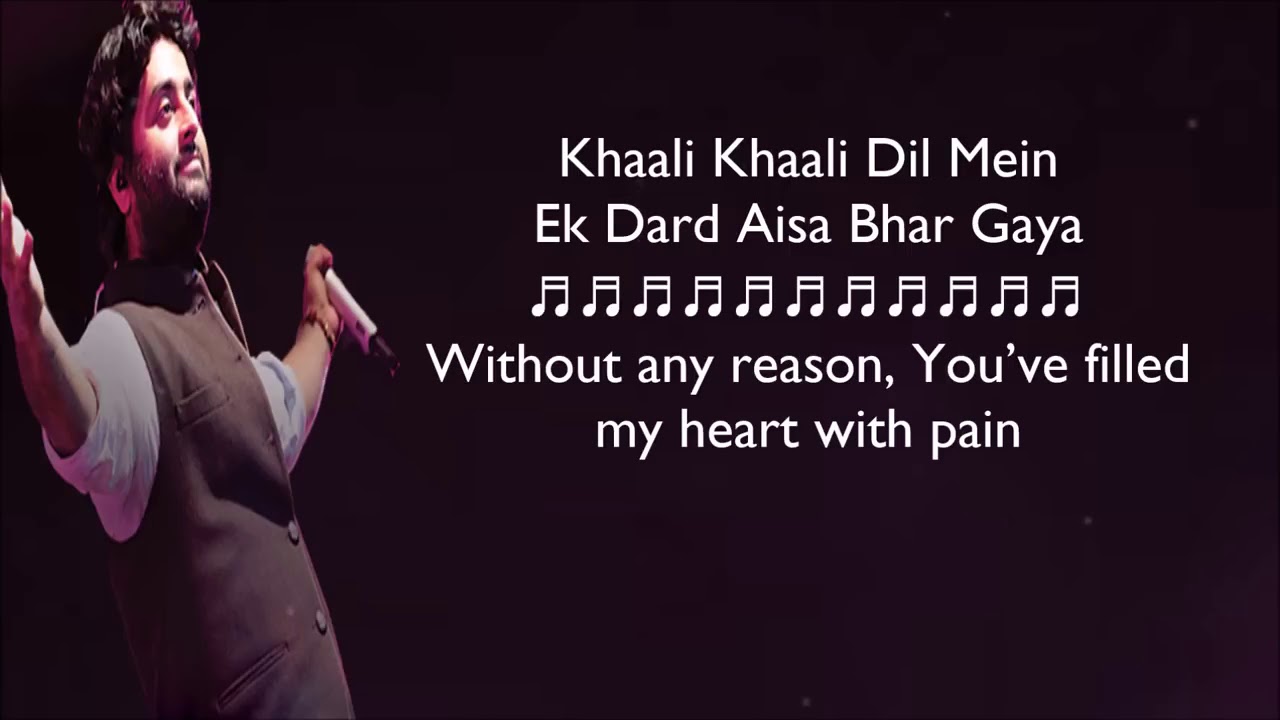 Judaa   Arijit Singh   Lyrics With English Translation   Ishqedarriyaan