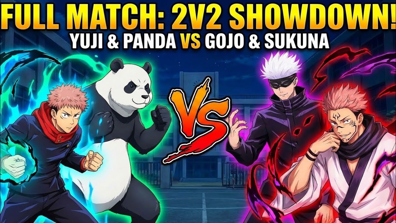 Yuji & Panda vs Gojo & Sukuna Full Match! 🔥 JJK Cursed Clash Hindi Gameplay