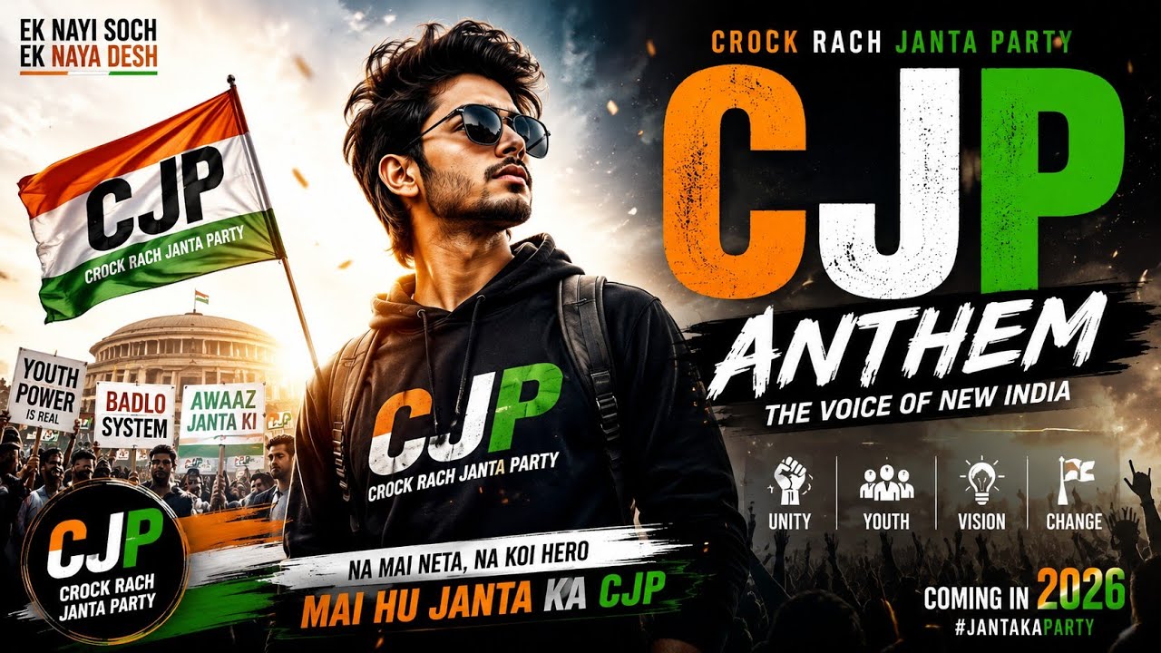 Crock Rach Janta Party Anthem &ndash; Youth Satire Revolution | New India Voice 🇮🇳