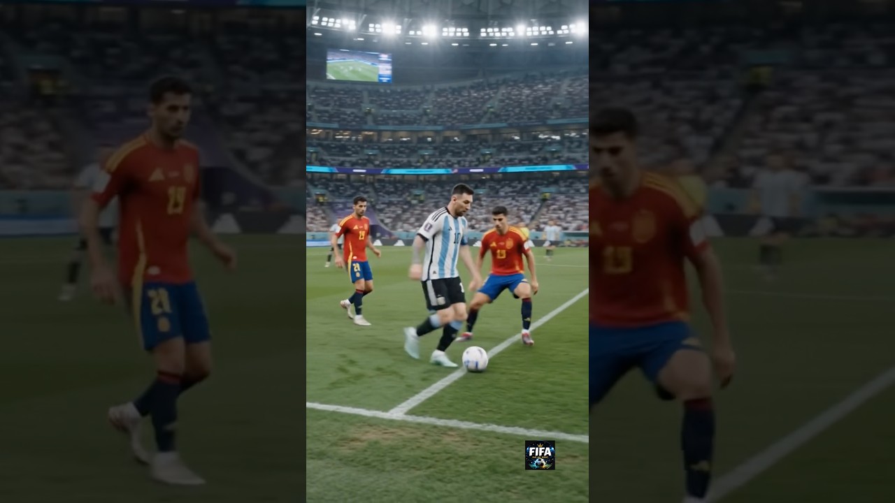 Argentina 🇦🇷 vs Spain 🇪🇸 | The Goal Everyone Was Waiting For 😱⚽ #football #viral #fifa #shorts