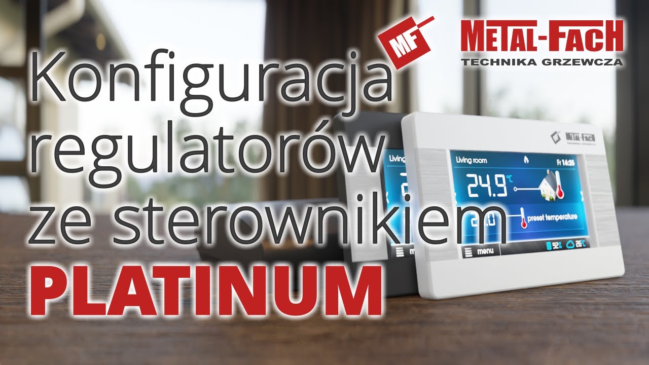 Konfiguracja regulatorów pokojowych ze sterownikiem Platinum