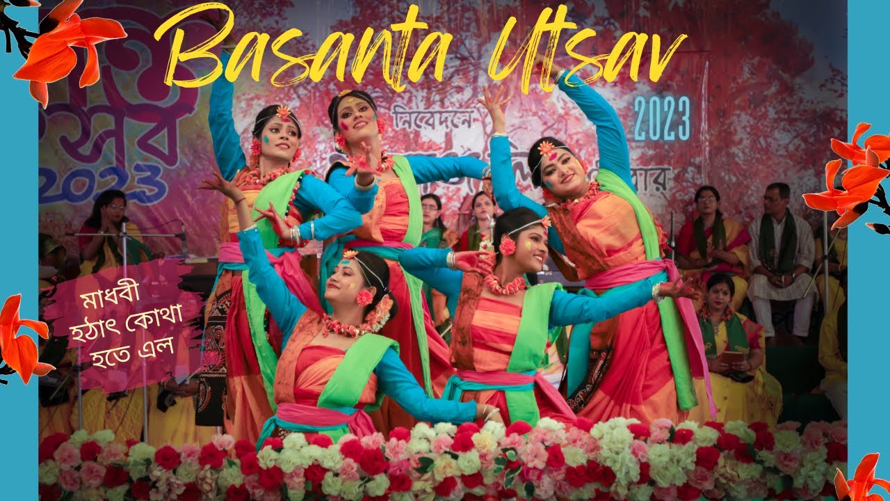 Holi Special Dance Performance ~ Bosonto Utsob 2023 | Madhobi Hothat Kotha Hote Elo