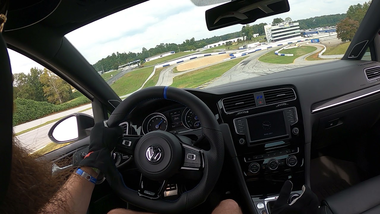 Mk7 Golf R duel with gt4 clubspor - road atlanta chin track days