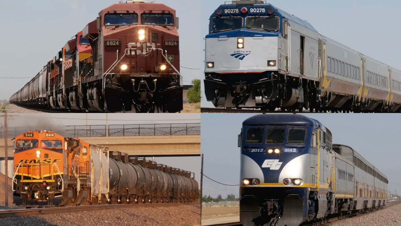 Railfanning Bakersfield, CA FT CPKC Leader, Siemens Venture Cars, 90278, and More! 6/25/2024