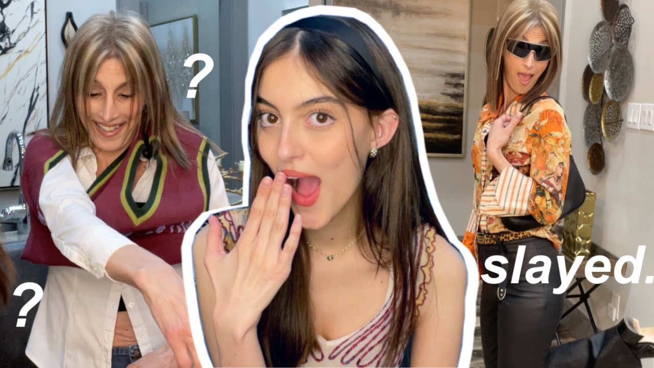 Styling My Mom in MY Clothes….