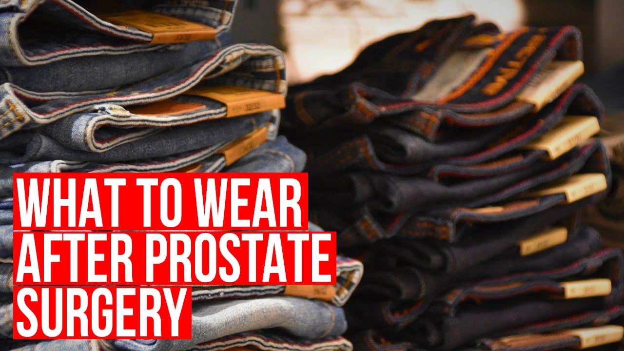 Recommended clothes after prostate surgery #drdavidsamadi