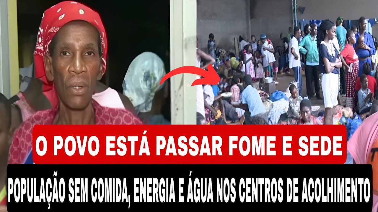"ESTAMOS A COMER PAPA E ARROZ SEM CARIL" DIZ UMA IDOSA NO CENTRO DE ACOLHIMENTO 