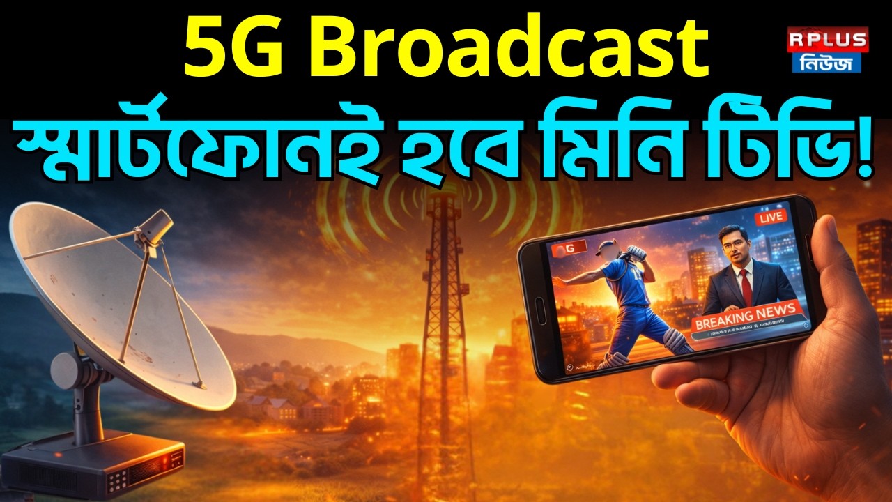 Broadcast vs Satellite: 5G Broadcast, স্মার্টফোনই হবে মিনি টিভি! | Mobile Technology | Future of TV