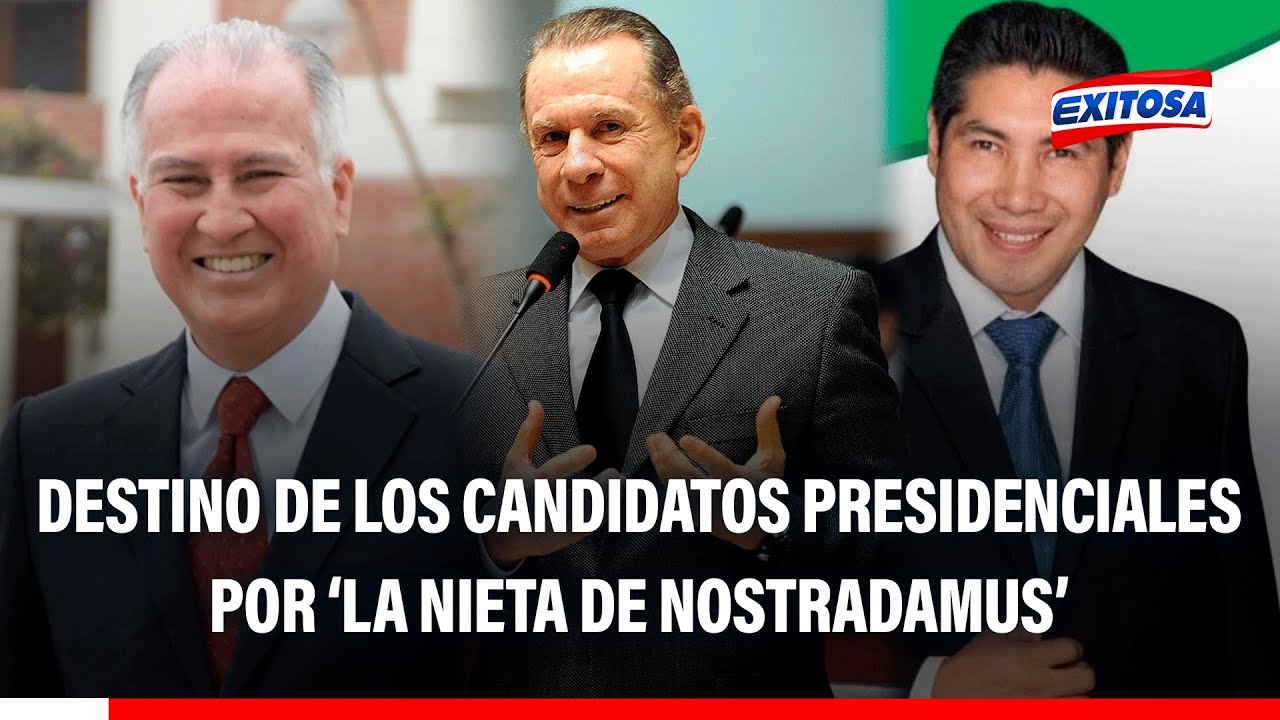 🔴🔵 'La Nieta de Nostradamus' revela el destino de los candidatos presidenciales para el 2026