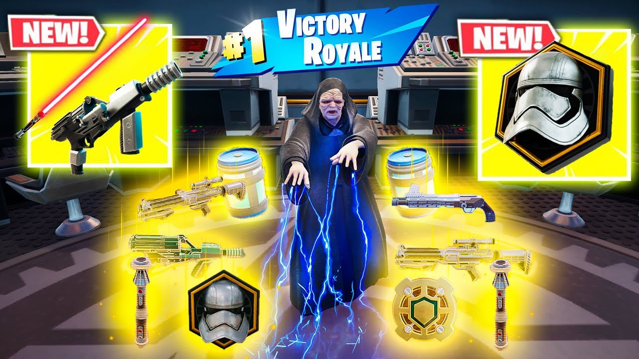 EMPEROR PALPATINE vs 4 NEW MEDALLIONS & MYTHIC’S CHALLENGE (NEW! Fortnite Chapter 6 Season 3)