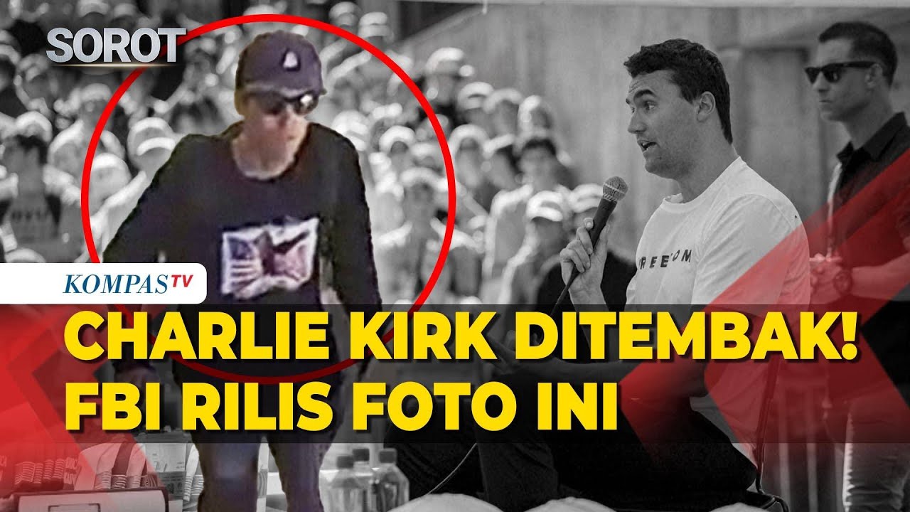 FBI Rilis Foto Orang yang Diduga Terlibat Dalam Penembakan Charlie Kirk