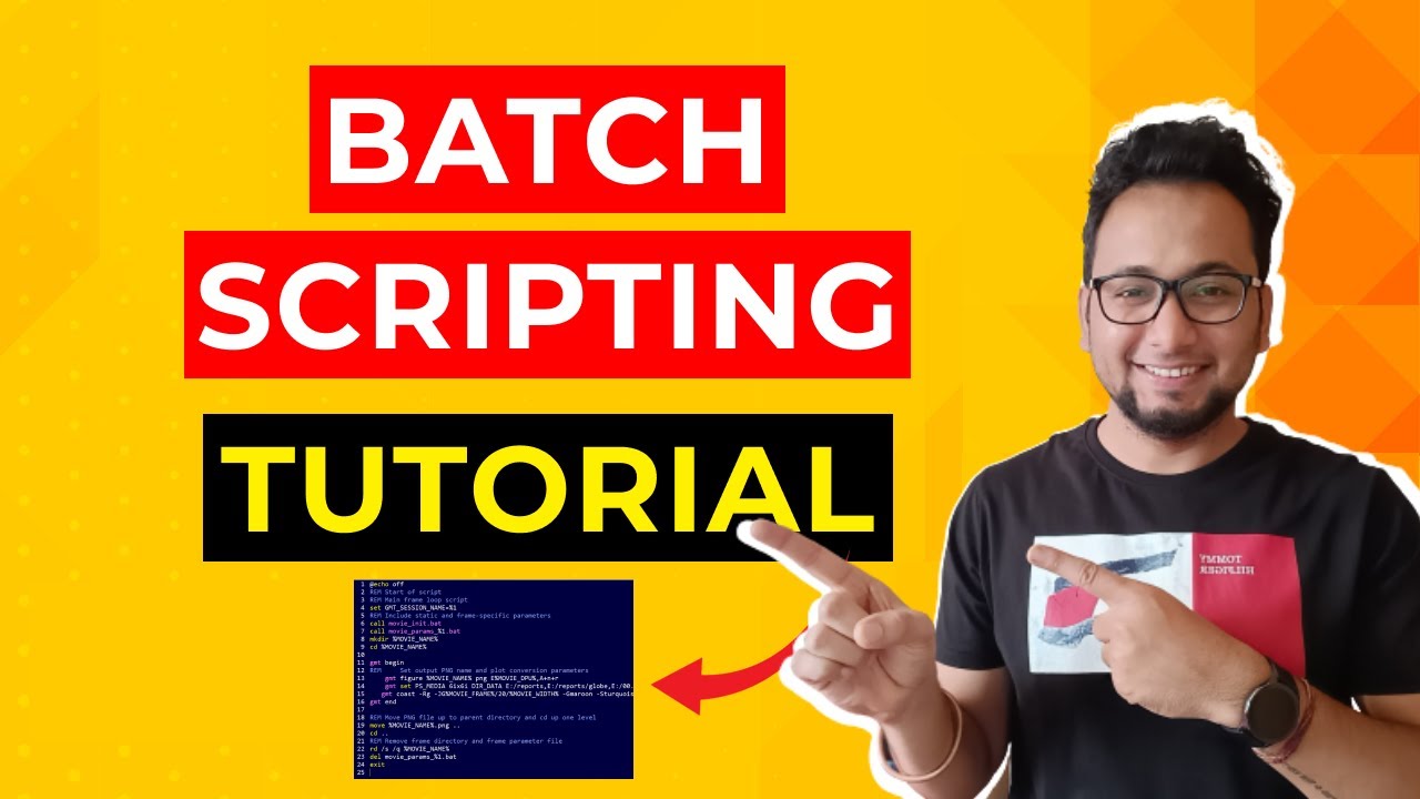Batch Scripting Tutorial | Demo of the Commands | #05