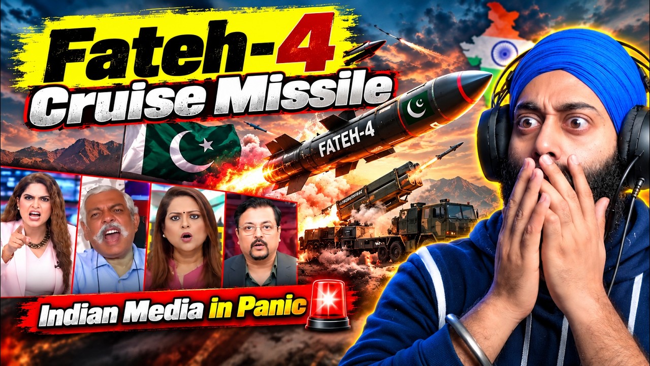 Indian Reaction on Pakistan Successfully Tests Locally Developed Fatah-4 Cruise Missile | PRTV