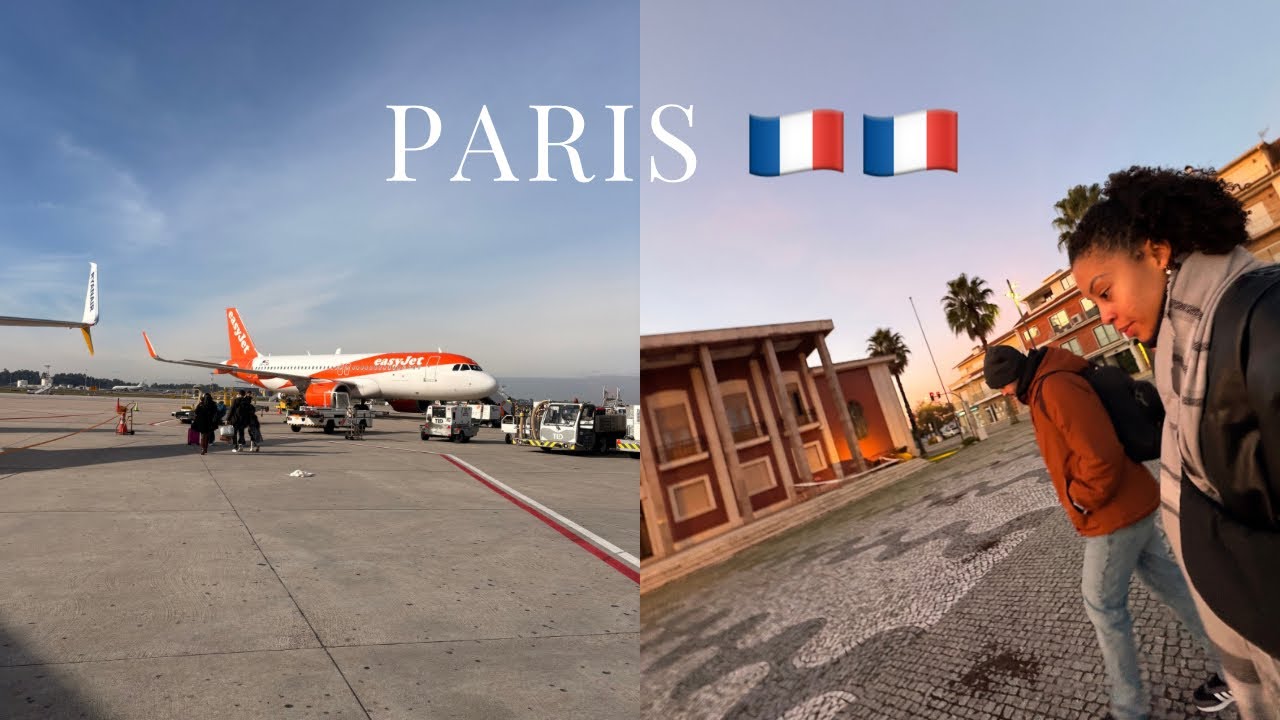 VLOG PARIS 1 - viajando para Paris , perrengue , Saindo de Portugal  para França 🇫🇷 aeroporto #paris