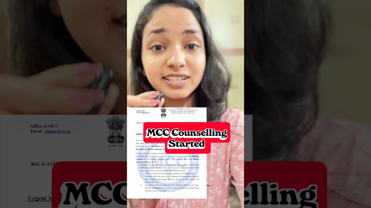 🚨 MCC Counselling Started? 😱 Official Notice Out! #neet2026