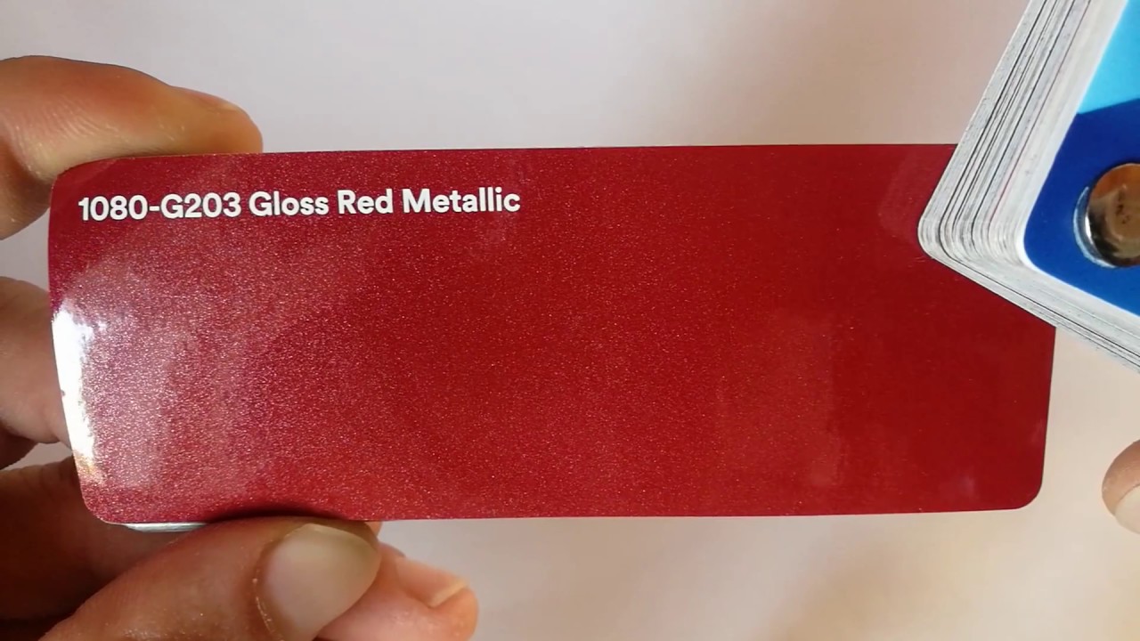3M&trade; Gloss Red Metallic 1080-G203 Wrap Film Gloss