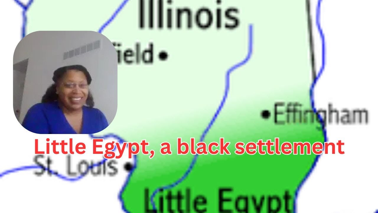 There were many black settlements in the State of Illinois in the 1800s