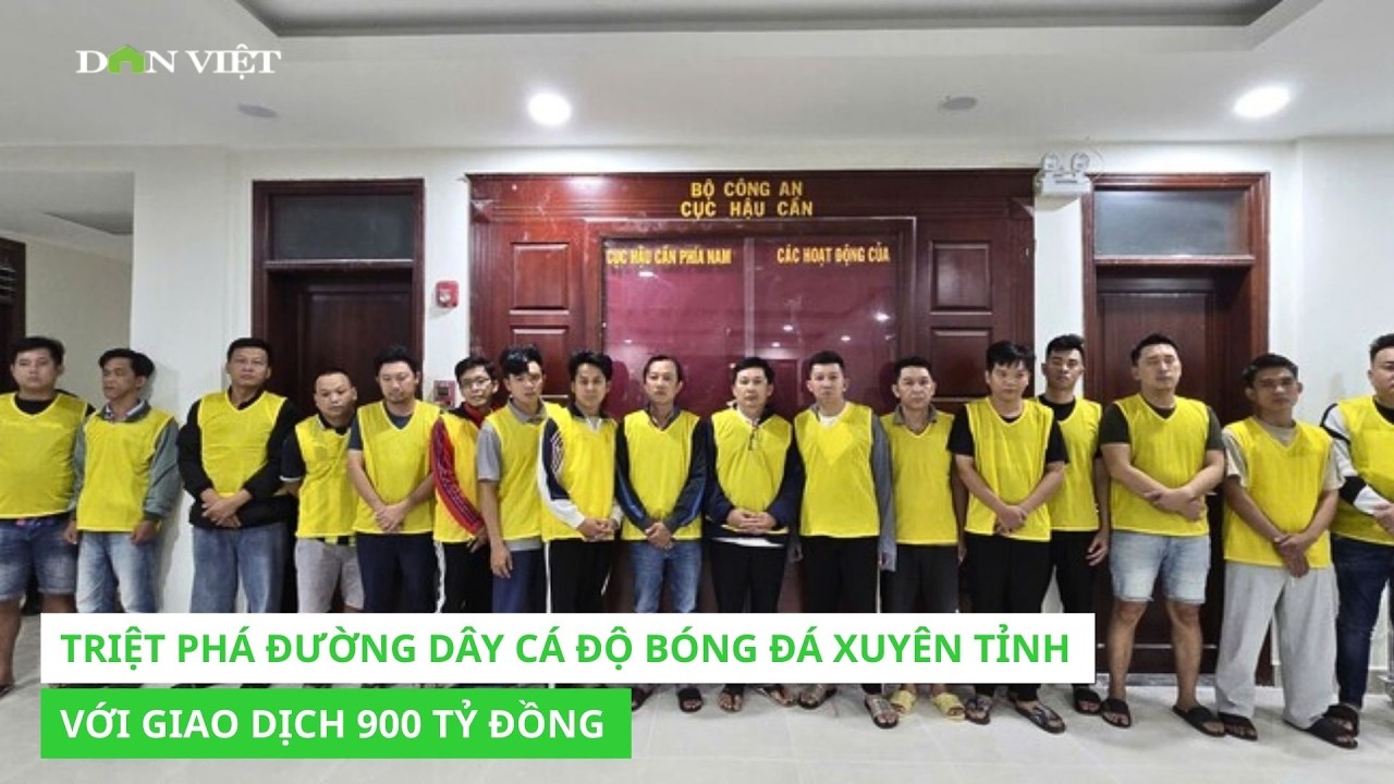 Triệt phá đường dây cá độ bóng đá xuyên tỉnh với giao dịch 900 tỷ đồng