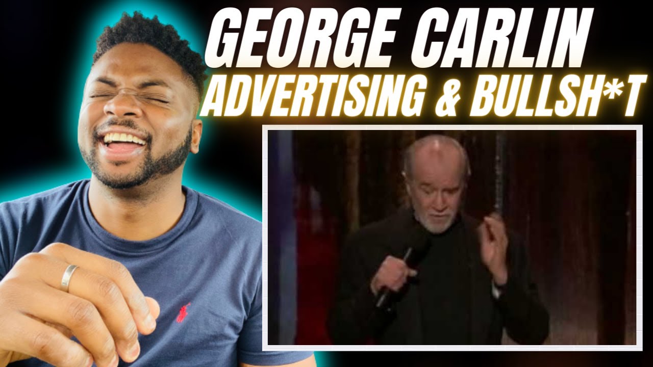 🇬🇧BRIT Reacts To GEORGE CARLIN - ADVERTISING & BULLSH*T!