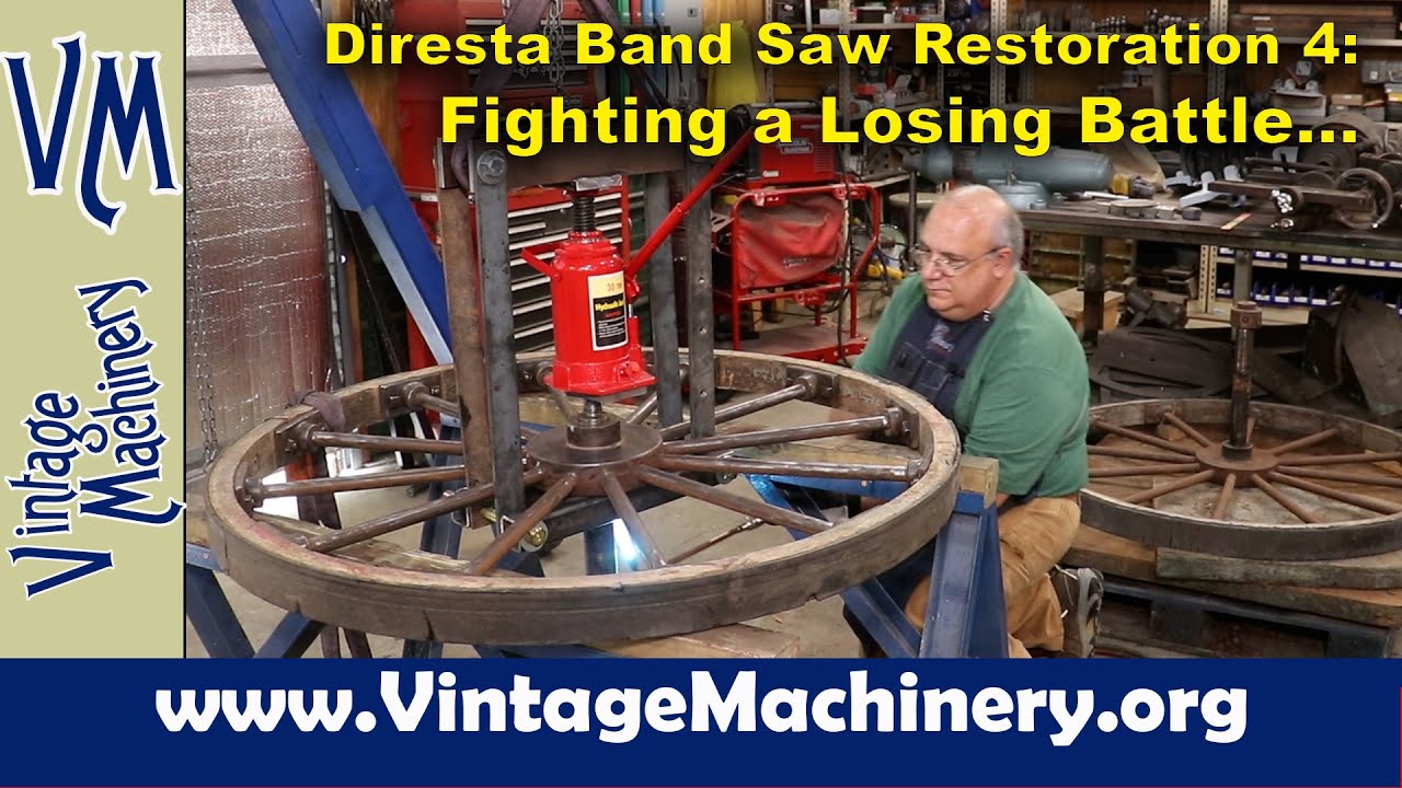 The Jimmy Diresta Band Saw Restoration, Part 4:  Fighting a Loosing Battle at Removing a Shaft