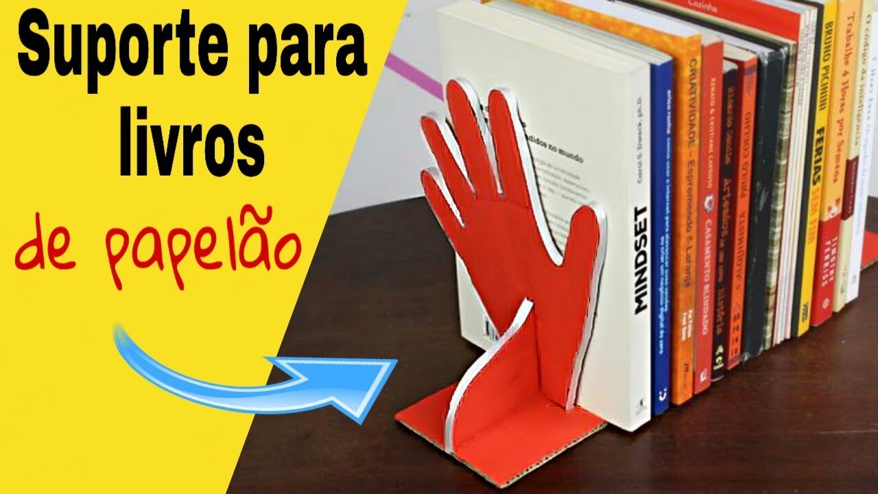 Suporte Para Livros - DIY | Lia Decora