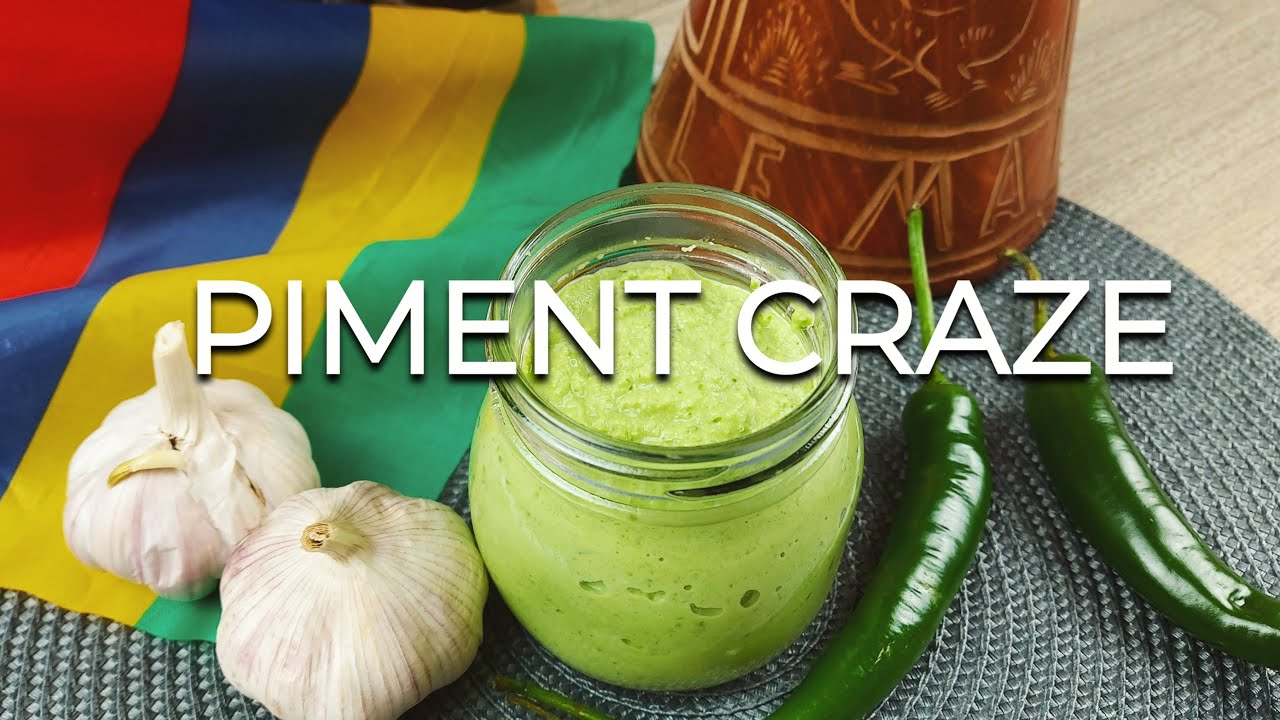 Piment Crazé Recipe |  Green Chilli Paste the Mauritian Way