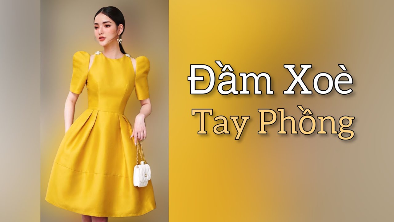 Thiết Kế Đầm Xoè Tay Phồng |Lộc Tailor|Chia Sẻ Kinh Nghiệm May Mặc#217
