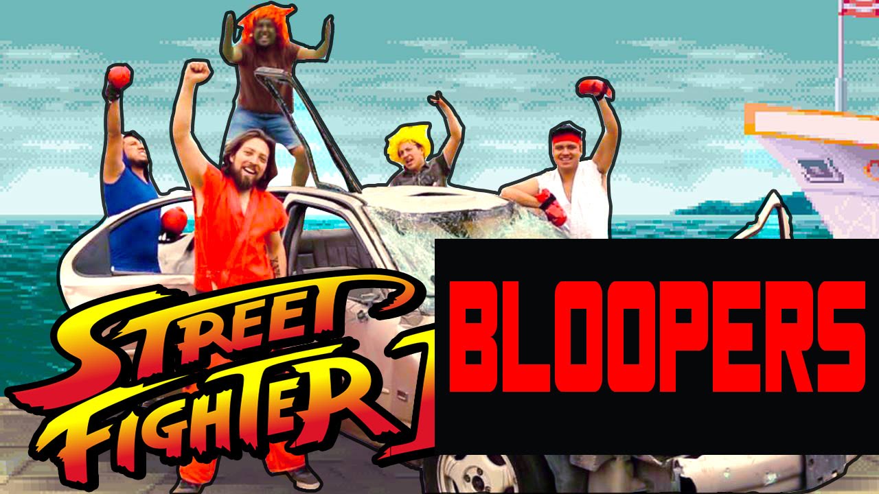 Detrás y Bloopers - Street Fighter en la vida real