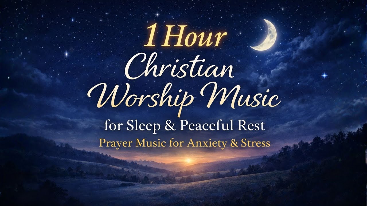1 Hour Christian Worship Music for Sleep & Peaceful Rest | Prayer Music for Anxiety & Stress