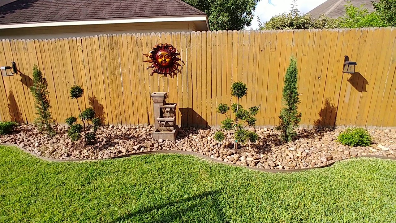 River Rock landscaping part #2