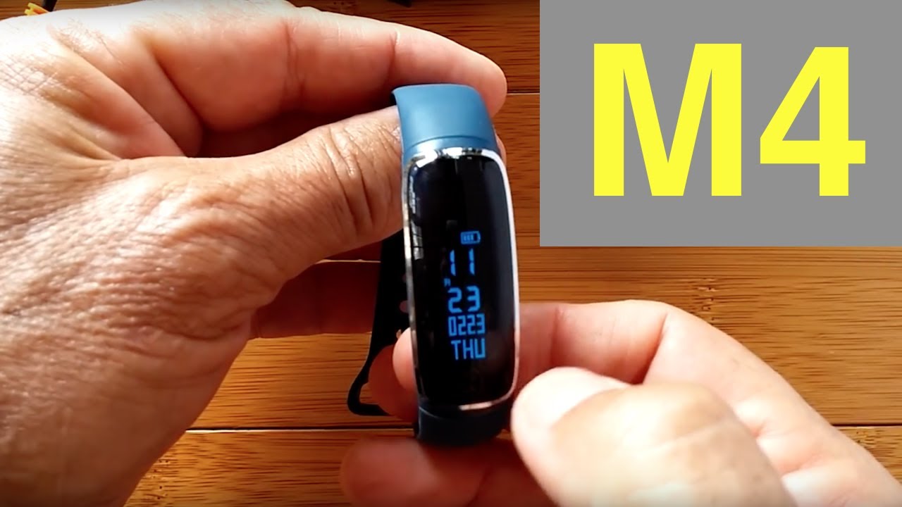 M4 Blood Period Tracker / Pressure Reading Smart Bracelet: Unboxing and Review
