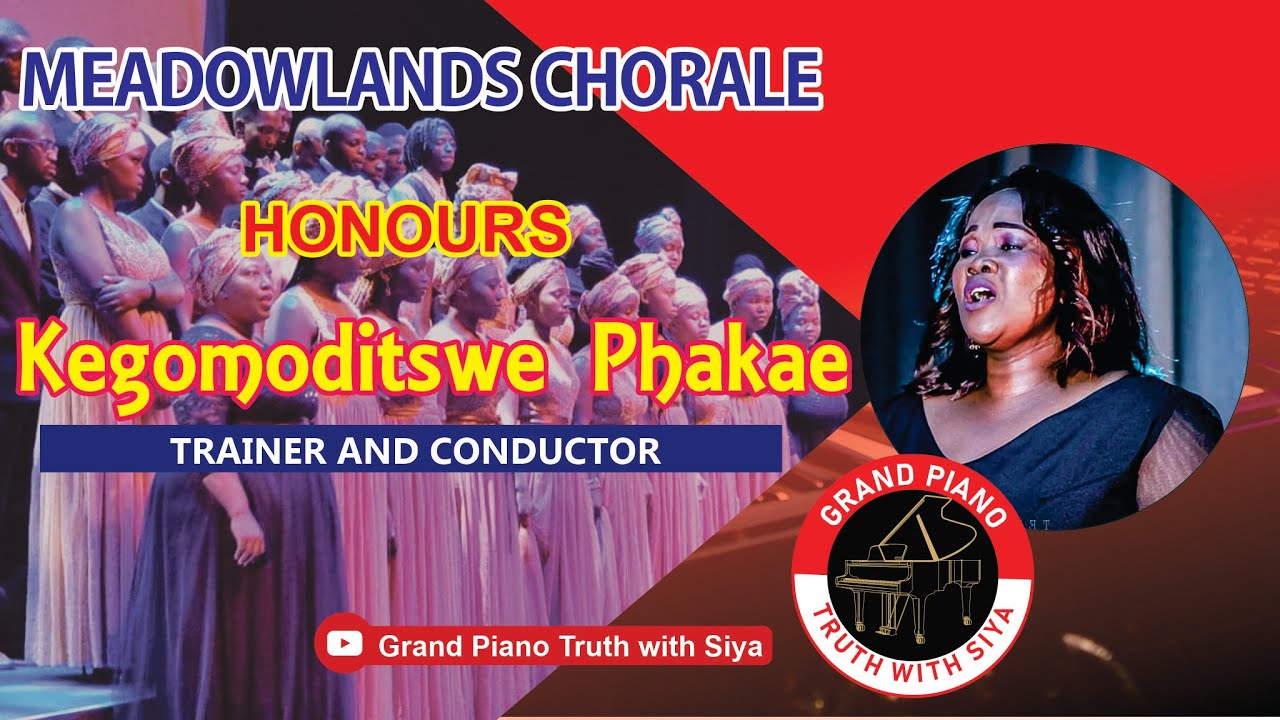MEADOWLANDS CHORALE HONOURS KEGOMODITSWE PHAKOE  @choralmagtv @thechoralist5388