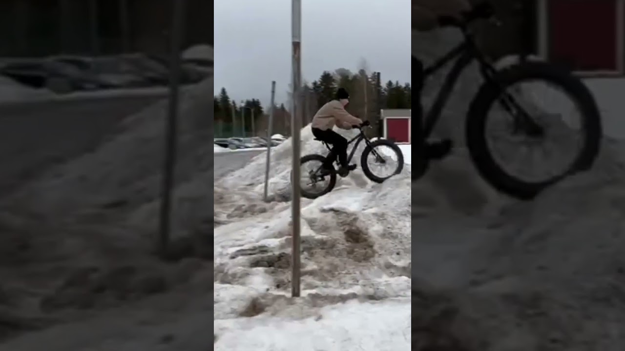 HULLU py&ouml;r&auml; stuntti