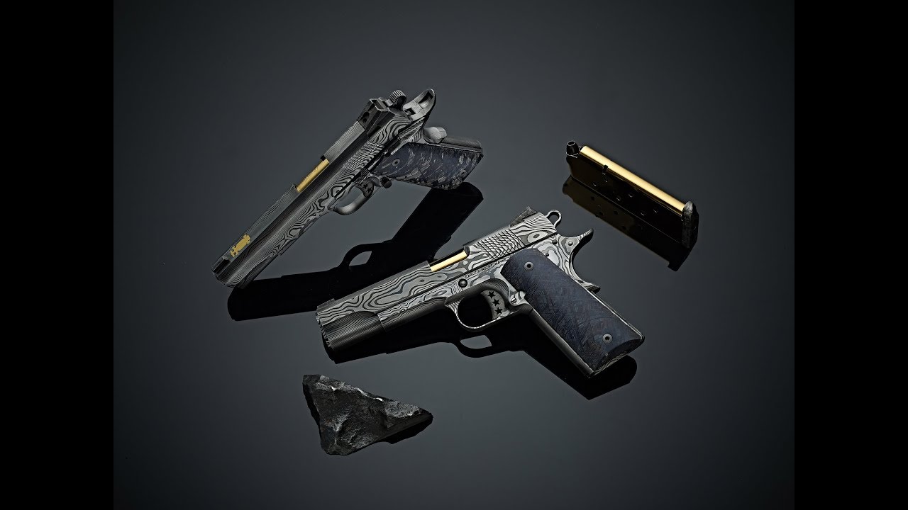 Damascus Steel 1911's