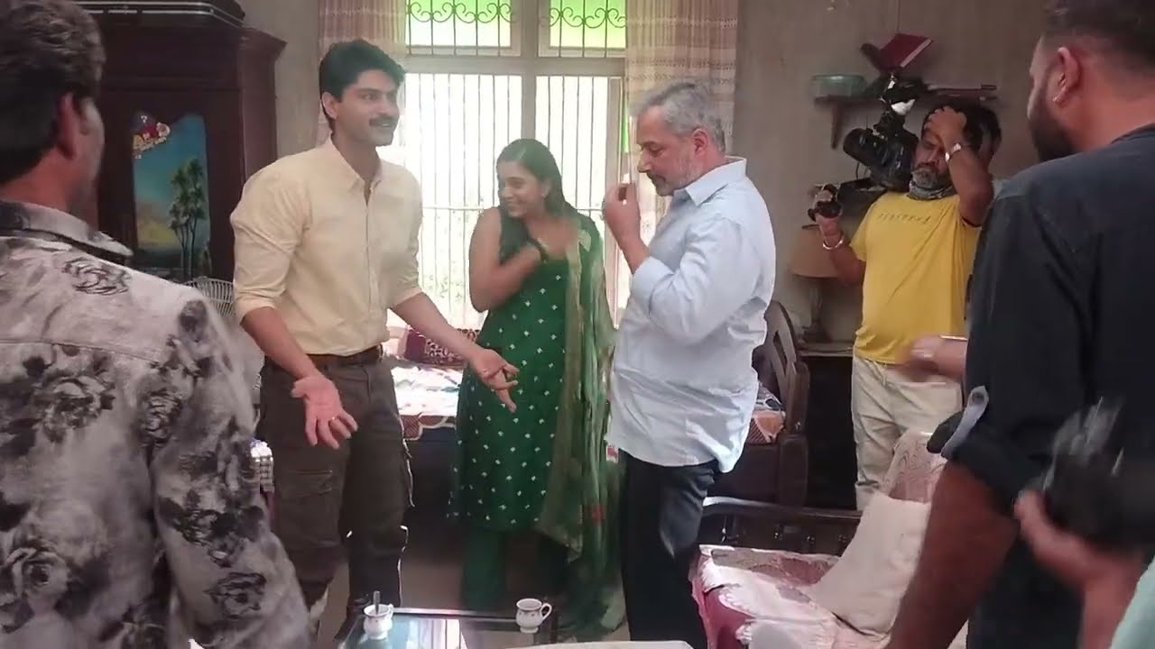 #Sanjay ko padi thappad#new promo shoot#itti si khushi #behindthescen#ofscreen #funny#btsmeking#bts#