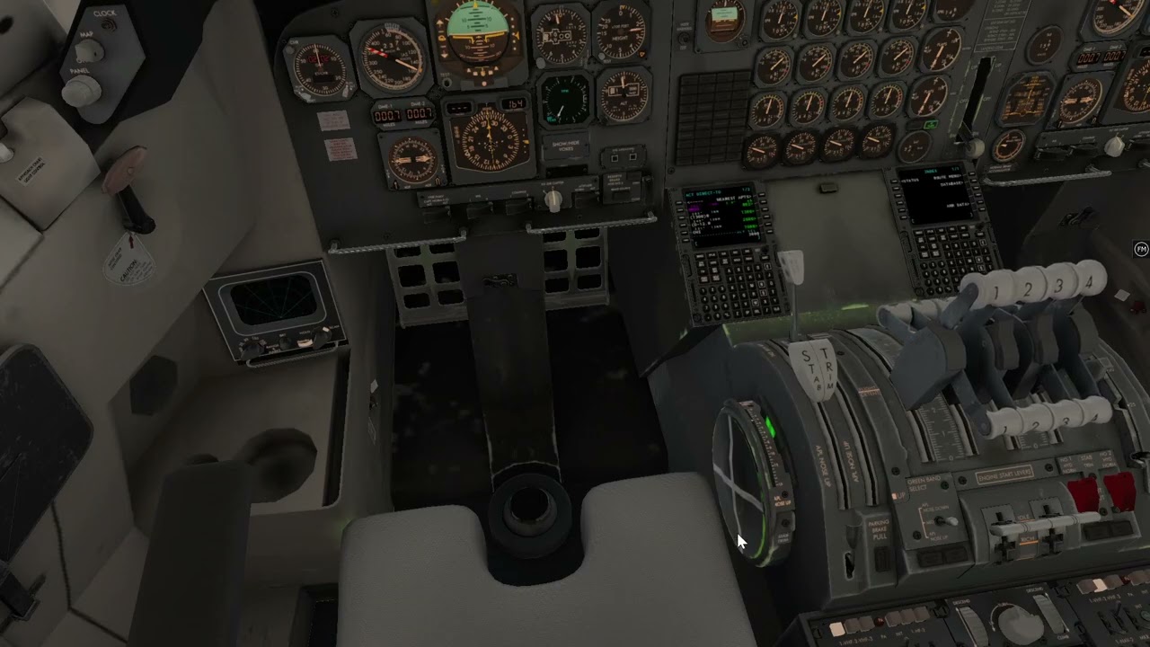 Felis 747-200 autoland at Delhi.