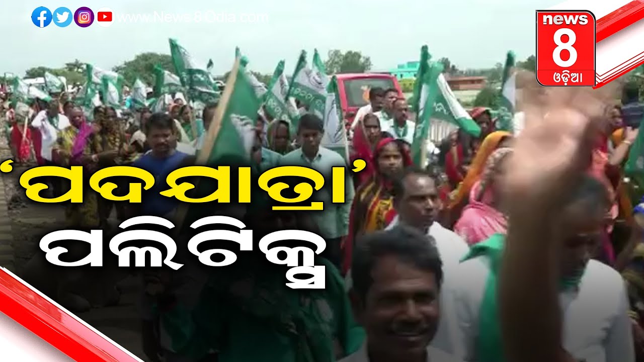BJD Padajatra || News8odia || Odisha