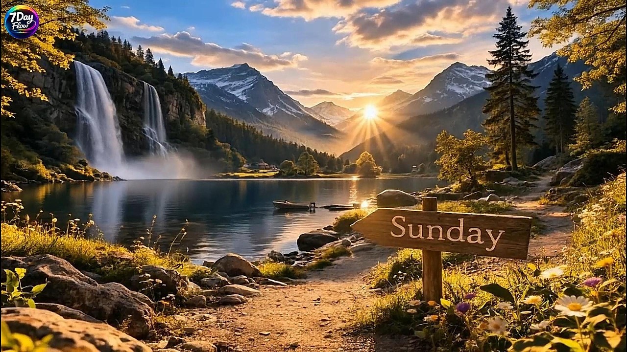 Nature Sounds with Flute, Harp & Piano 🌿 | 2 Hour Forest Ambience | Sunday Flow #4 | 7Day Flow