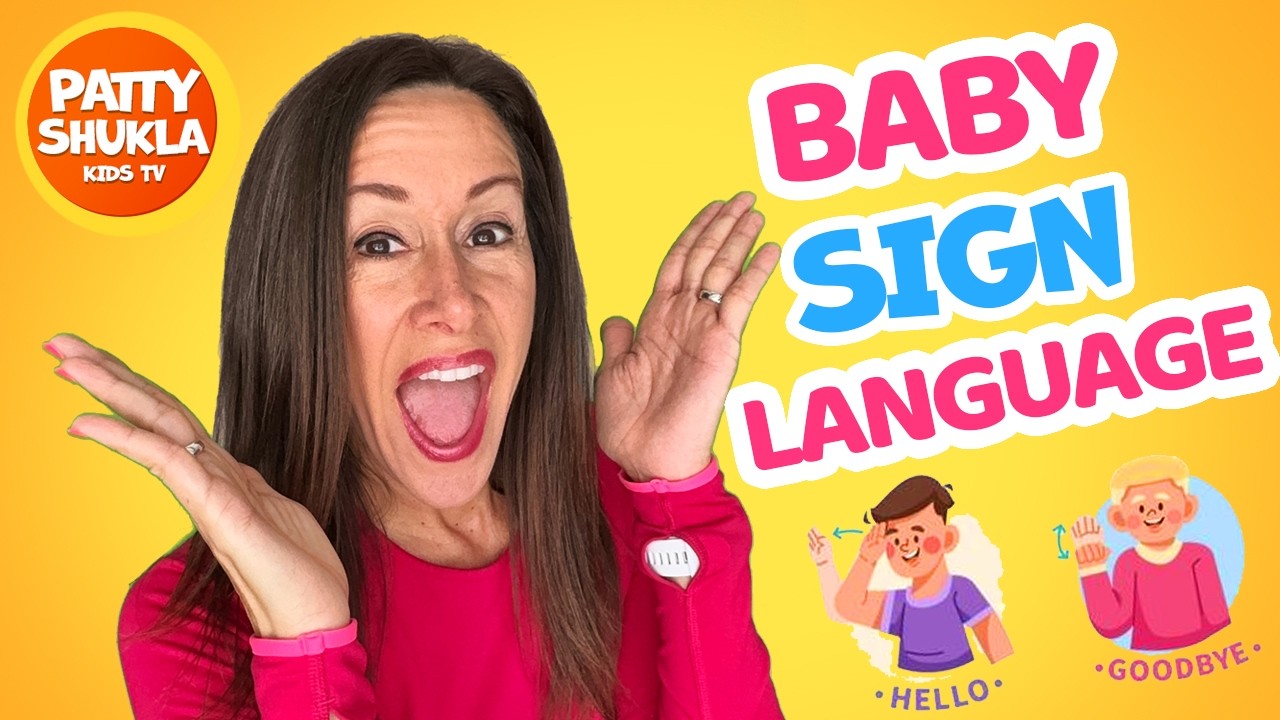 Baby Sign Language Song (ASL), Basic Food Words and Commands #18 by Patty Shukla