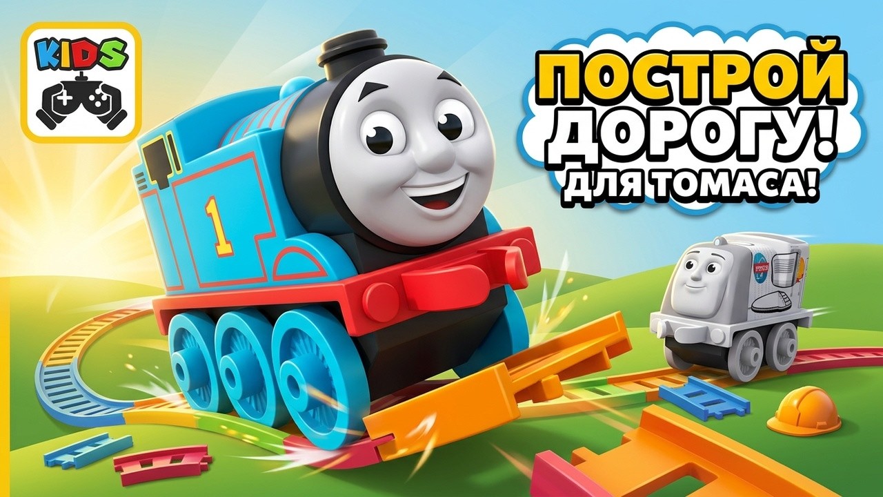 Томас и его друзья Minis от Budge Studios * Построй железную дорогу с паровозиками * Мультик игра