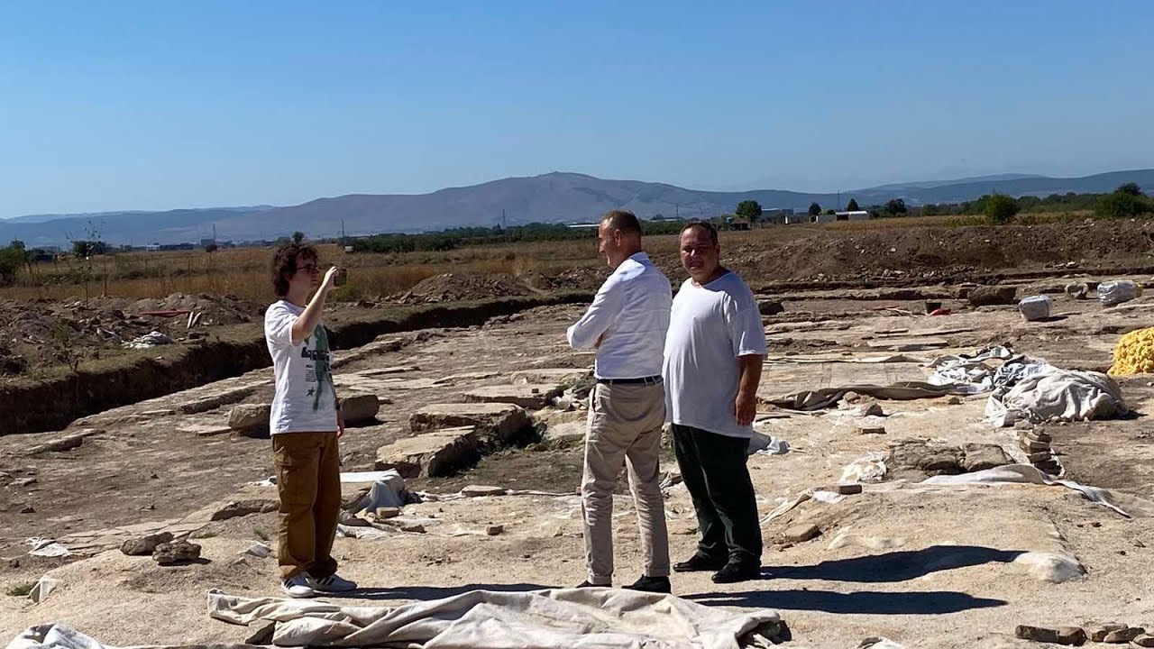 A newly found mosaic mosaic in Ulpiana, Kosova! Justiniana Secunda