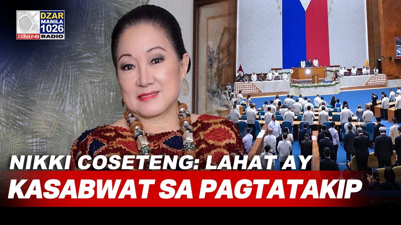 Kung gusto natin ng katarungan ang batas ay napakaliwanag — dating Sen. Nikki Coseteng
