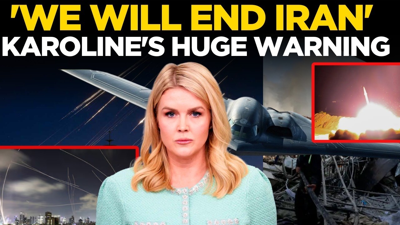 Breaking News LIVE: 'We Will End Iran', Karoline Drops Huge Bombshell | US-IRAN War | World News