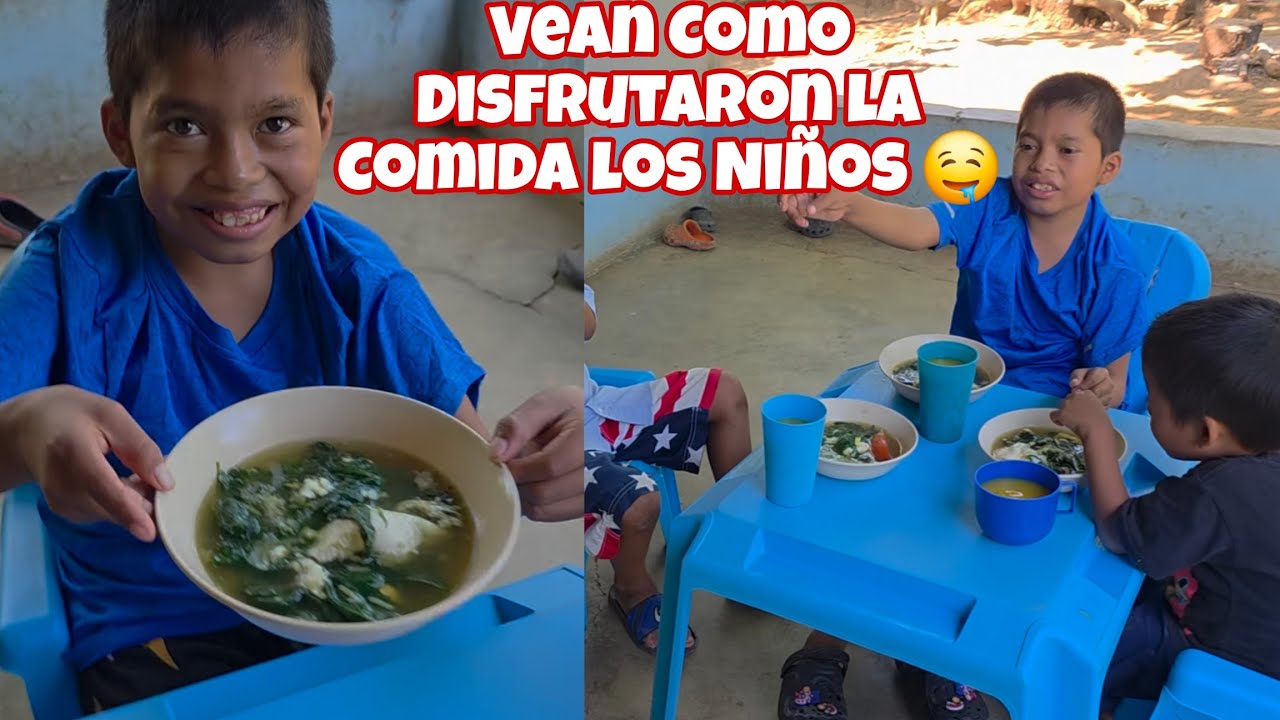 ASI DISFRUTARON LOS Hermanitos De ROSA LA Deliciosa Comida que les preparo SHERLIN Y ANDERSON 😋🤤