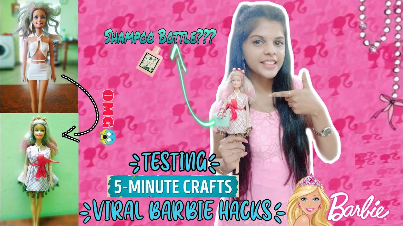 TESTING OUT VIRAL BARBIE HACKS by 5 minute crafts [TAMIL]