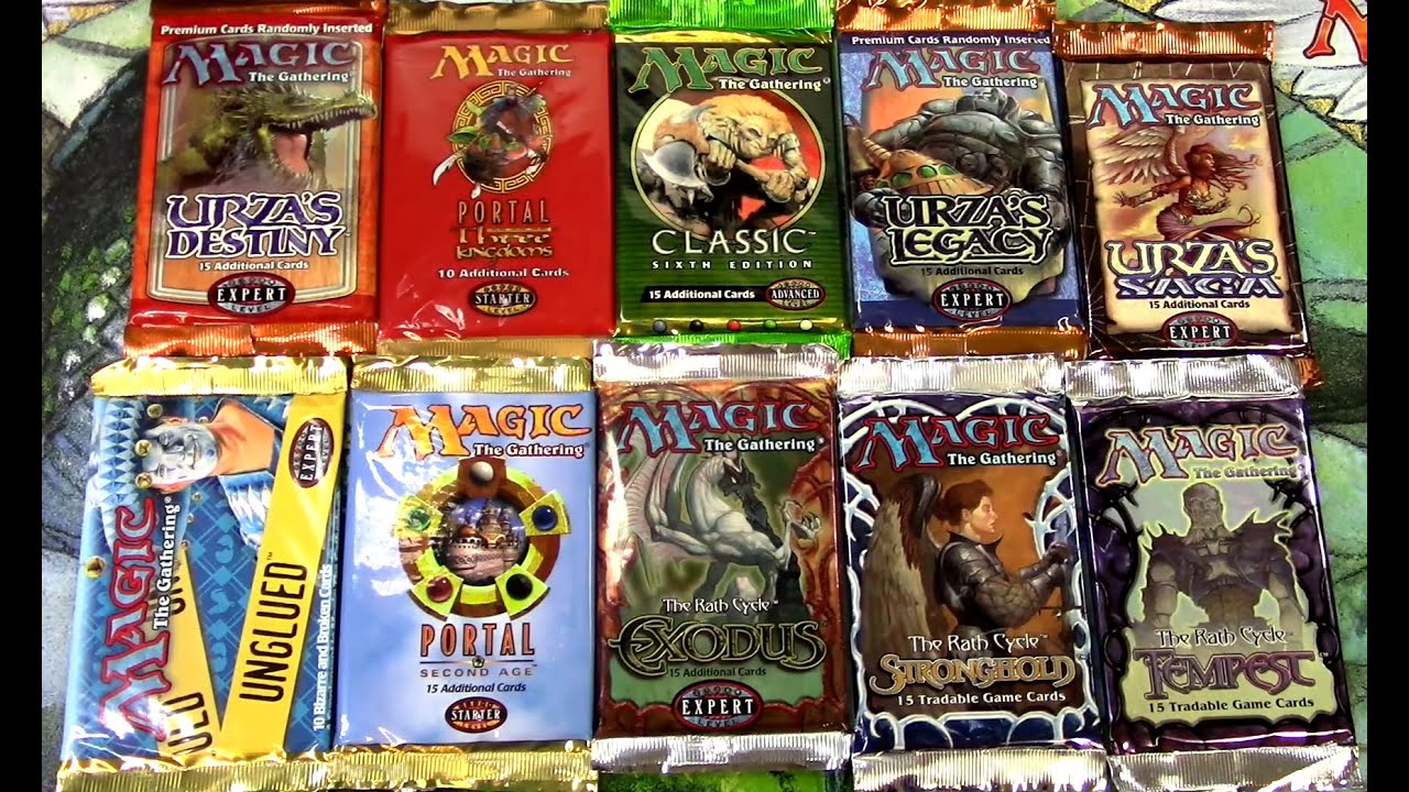 Opening Every MTG Pack EVER! (Almost) Part 11: Urza's Destiny - Tempest