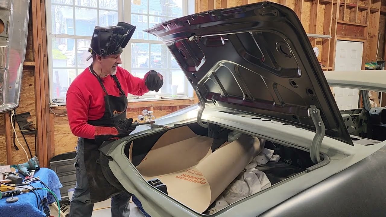 68 GTO trunk lid , welding proper gaps